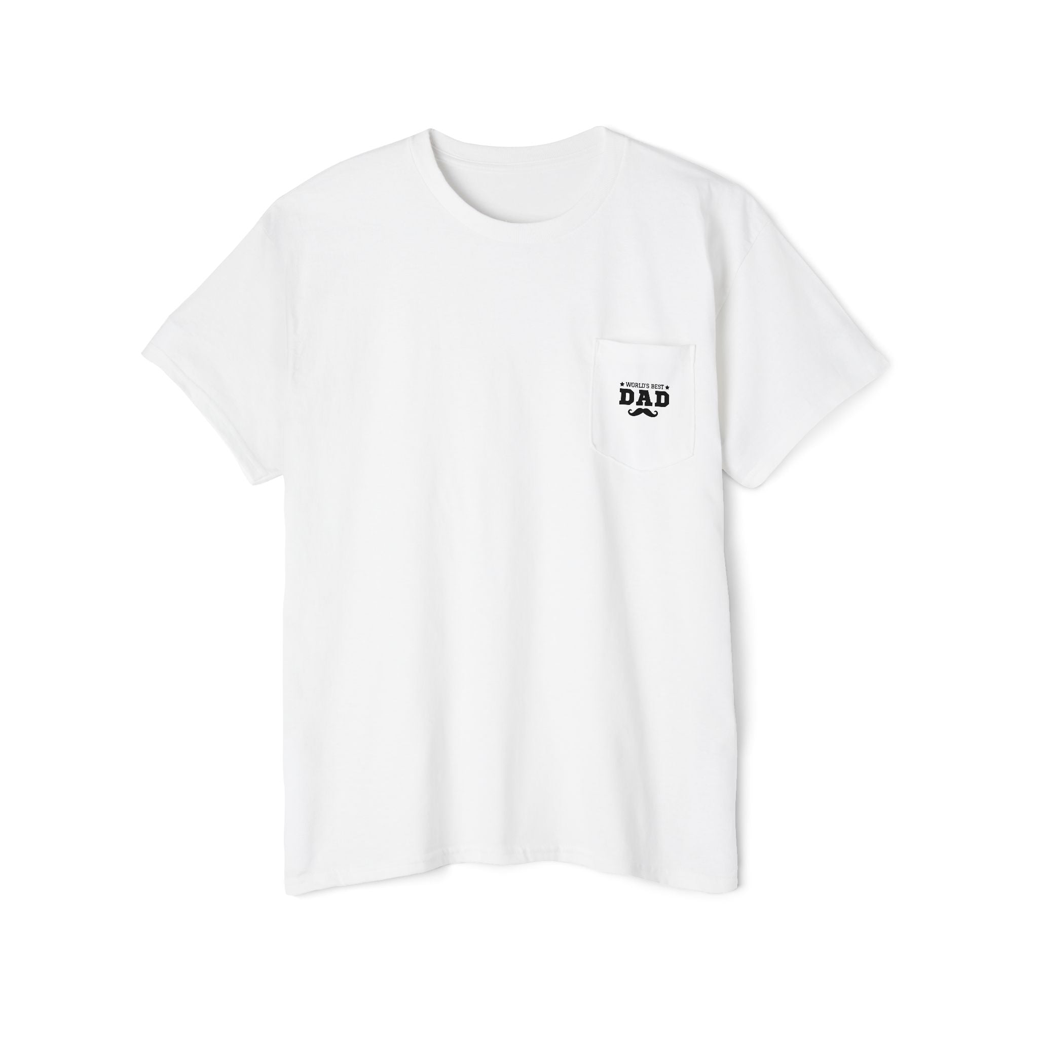World's Best Dad Pocket Tee - Unisex Cotton T-Shirt, Father's Day Gift, Dad Appreciation, Casual Style, Family Reunion Top